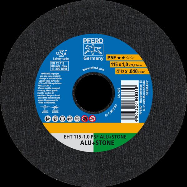 PFERD Dischi da taglio EHT 115-1,0 PSF ALU+STONE