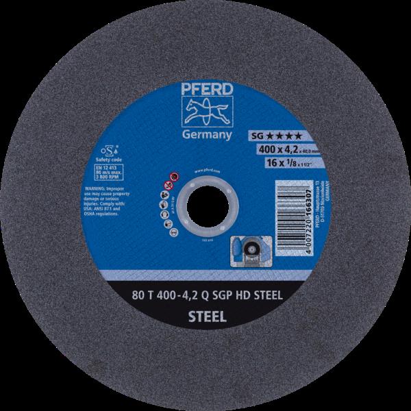 PFERD HEAVY DUTY SGP fino a diam. 2000 mm 80 T 400-4,2 Q SGP HD STEEL/40,0