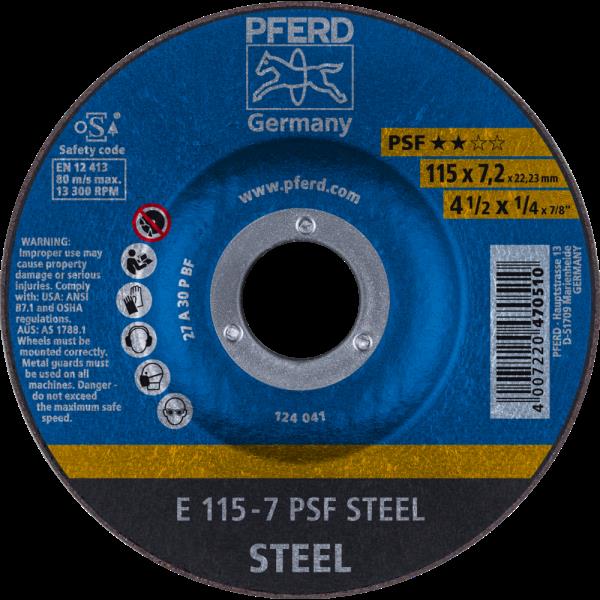 PFERD Dischi da sbavo E 115-7 PSF STEEL