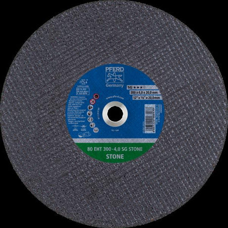 PFERD Dischi da taglio 80 EHT 300-4,0 SG STONE/20,0