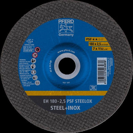 PFERD Dischi da taglio EH 180-2,5 PSF STEELOX