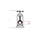 Beta Attrezzo guidalama per taglio reggisella di tipo aerodinamico fino a 80 mm e taglio canotti da 1" a 1.1/2"
