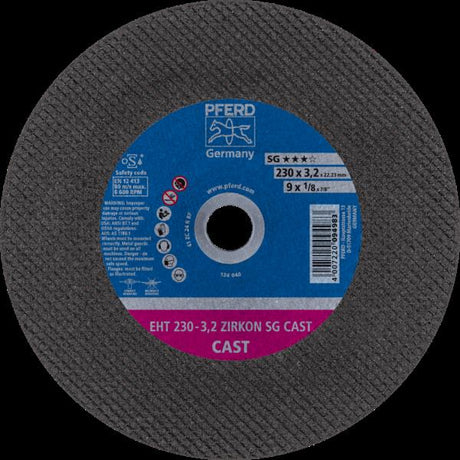 PFERD Dischi da taglio EHT 230-3,2 ZIRKON SG CAST