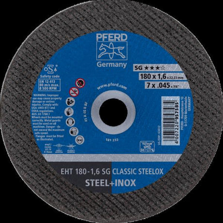 PFERD Dischi da taglio EHT 178-1,6 SG CLASSIC STEELOX