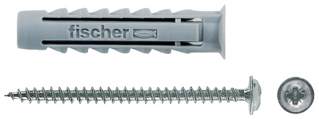 FISCHER Tasselli SX 6 SP con vite testa cilindrica (100 Pz.)