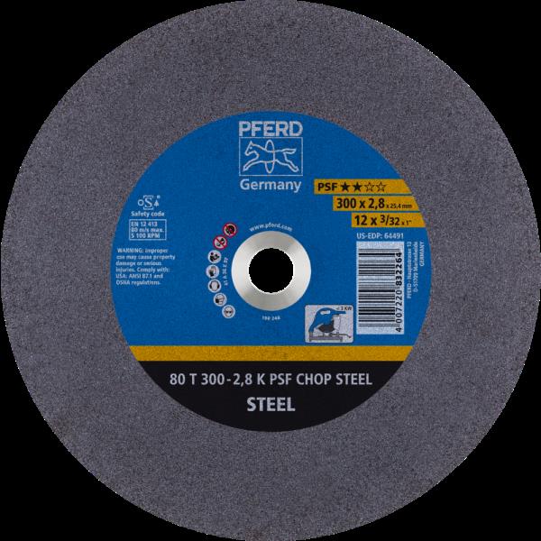 PFERD CHOPSAW dischi taglio stazionario 80 T 300-2,8 K PSF CHOP STEEL/25,4