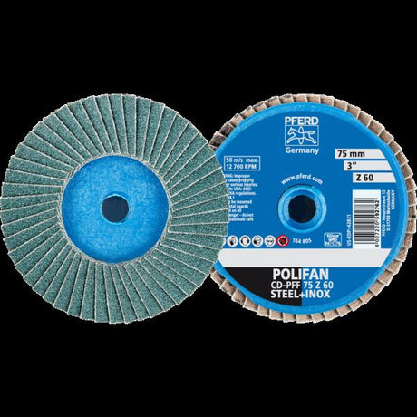 PFERD COMBIDISC-Utensili abrasivi CD PFF 75 Z 60