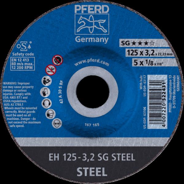 PFERD Dischi da taglio EH 125-3,2 SG STEEL
