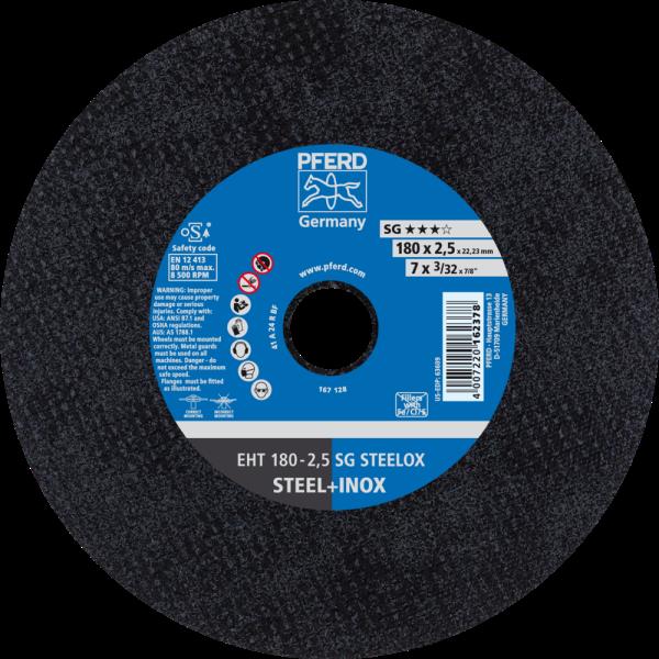 PFERD Dischi da taglio EHT 180-2,5 SG STEELOX