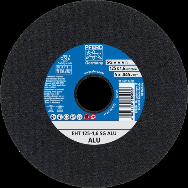 PFERD Dischi da taglio EHT 125-1,6 SG ALU