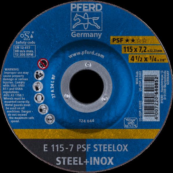 PFERD Dischi da sbavo E 115-7 PSF STEELOX