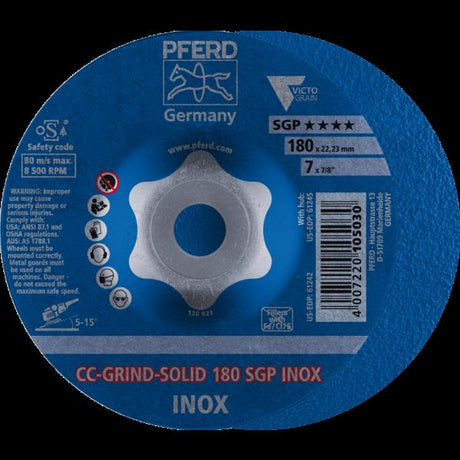 PFERD CC-GRIND (inclusi SOLID, FLEX, STRONG) CC-GRIND-SOLID 180 SGP INOX