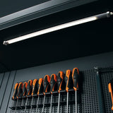 Beta Profilo in alluminio con strip LED ed interruttore SOFT TOUCH per arredo officina RSC50