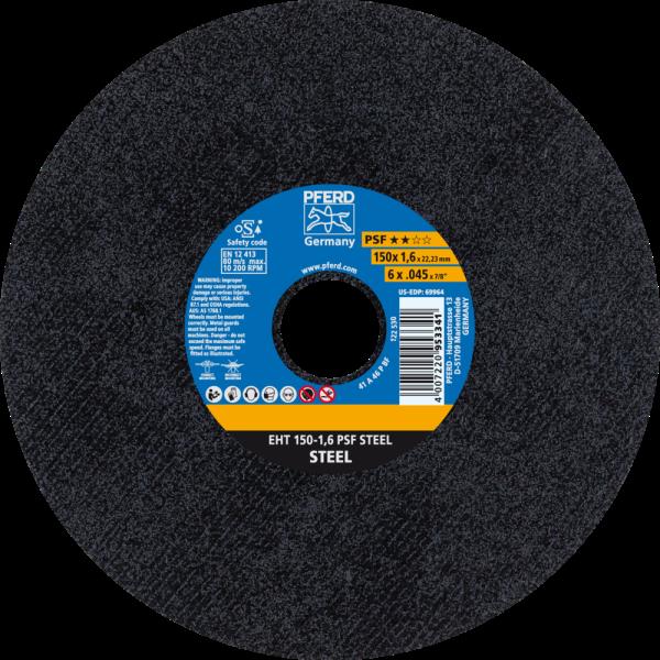 PFERD Dischi da taglio EHT 150-1,6 PSF STEEL