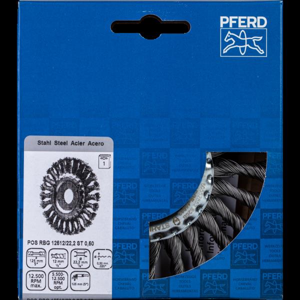 PFERD Spazzole a disco POS RBG 12512/22,2 ST 0,50