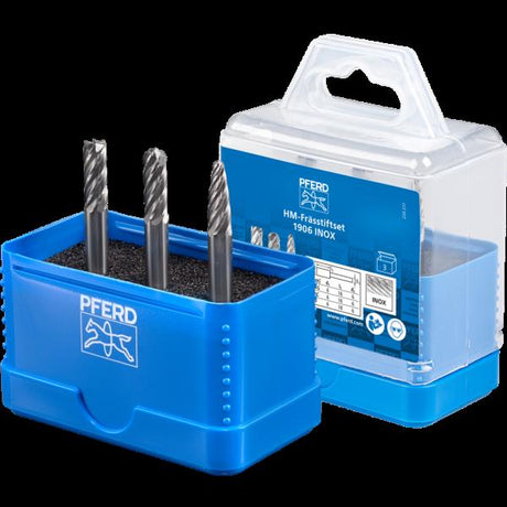PFERD Frese in metallo duro 1906 INOX 3TLG
