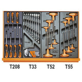 Beta Assortimento di 99 utensili per autoriparazione in termoformato rigido in ABS