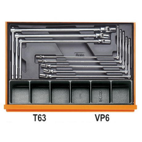 Beta Assortimento di 153 utensili per autoriparazione in termoformato rigido in ABS