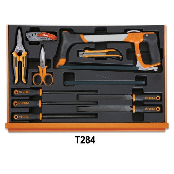 Beta Assortimento di 104 utensili per impiego universale in termoformato rigido in ABS