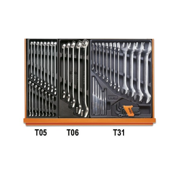 Beta Assortimento di 214 utensili per autoriparazione in termoformato rigido in ABS