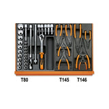 Beta Assortimento di 214 utensili per autoriparazione in termoformato rigido in ABS