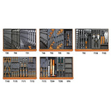 Beta Assortimento di 161 utensili per impiego universale in termoformato rigido in ABS