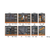 Beta Assortimento di 161 utensili per impiego universale in termoformato rigido in ABS