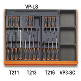 Beta Assortimento di 161 utensili per impiego universale in termoformato rigido in ABS