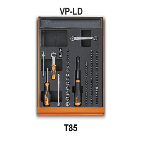 Beta Assortimento di 161 utensili per impiego universale in termoformato rigido in ABS