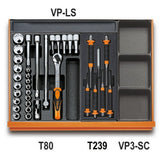 Beta Assortimento di 161 utensili per impiego universale in termoformato rigido in ABS