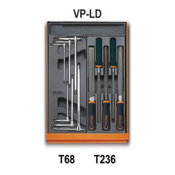 Beta Assortimento di 161 utensili per impiego universale in termoformato rigido in ABS