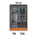 Beta Assortimento di 161 utensili per impiego universale in termoformato rigido in ABS