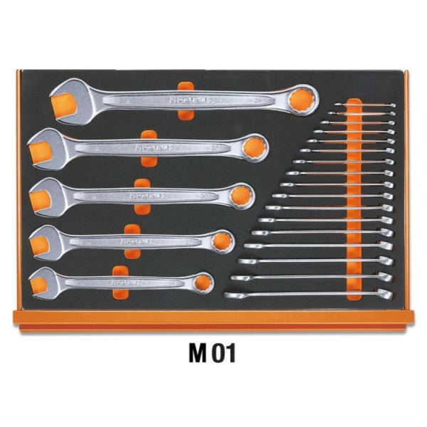 Beta Assortimento di 215 utensili per impiego universale in vassoio morbido in EVA