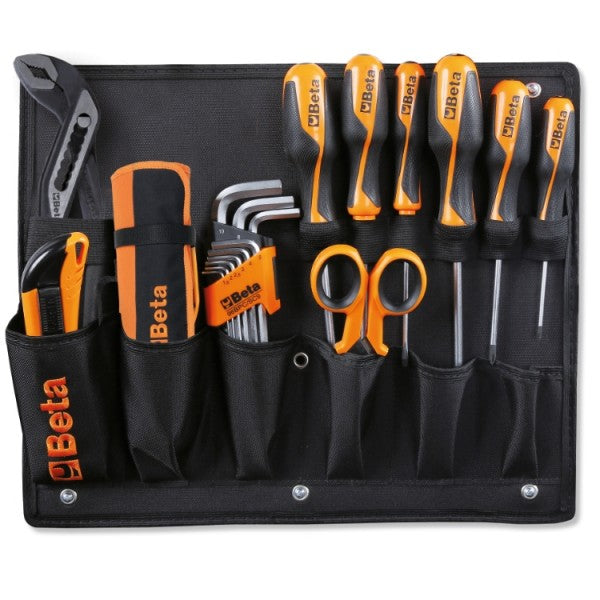 Beta Assortimento di 44 utensili per valigetta portautensili COMBO C99V1, in vassoio morbido in EVA