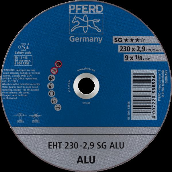 PFERD Dischi da taglio EHT 230-2,9 SG ALU