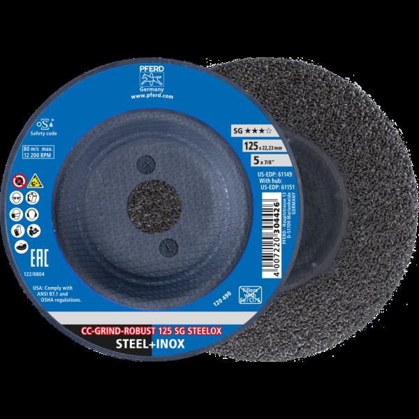 PFERD CC-GRIND (inclusi SOLID, FLEX, STRONG) CC-GRIND-ROBUST 125 SG STEELOX