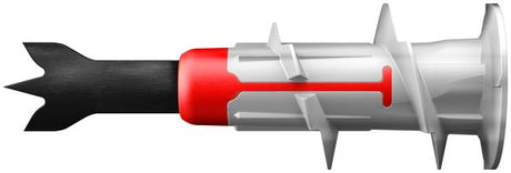 FISCHER Tasselli per Cartongesso Duoblade 10 S con Vite per fissaggio di carichi pesanti (25 Pz.)
