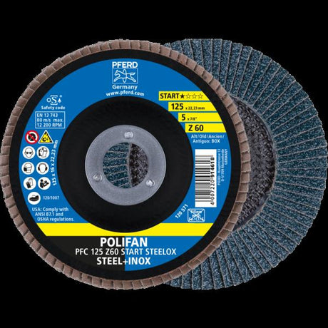 PFERD Dischi lamellari POLIFAN PFC 125 Z 60 Z-START
