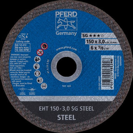 PFERD Dischi da taglio EHT 150-3,0 SG STEEL