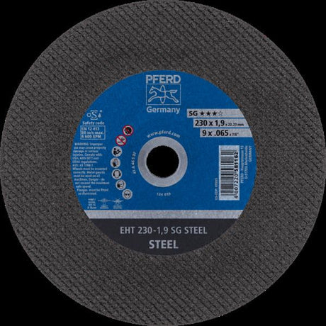 PFERD Dischi da taglio EHT 230-1,9 SG STEEL