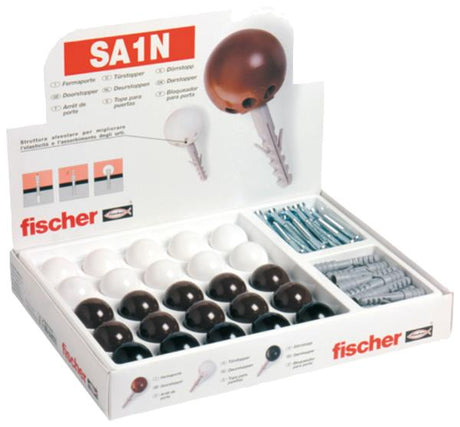 FISCHER Paracolpi porte SA1 N marrone (1 Pz.)