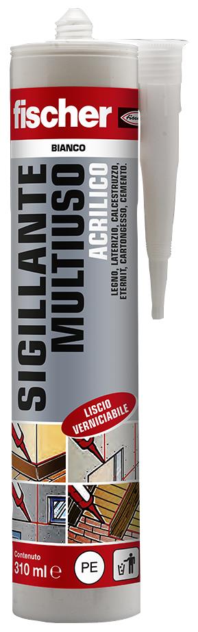 FISCHER Sigillante acrilico SA 310 BI - Bianco (1 Pz.)