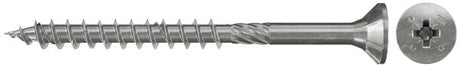 FISCHER Viti truciolari pozi FPF-SZ 4,5x40 A2P inox, filetto parziale (300 Pz.)