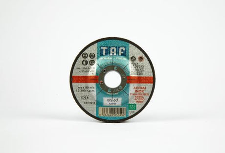 BIS60 (A30P) Sbavatura di acciai, inox e ghise Mole centro depresso ⌀ mm 180