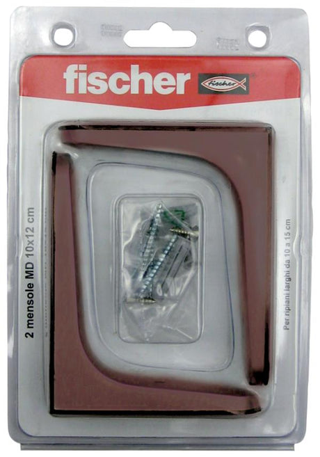 FISCHER Reggi mensola arredo MD 150X180 K Bianco (1 Pz.)