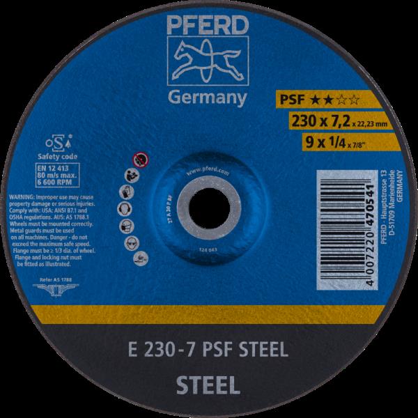 PFERD Dischi da sbavo E 230-7 PSF STEEL