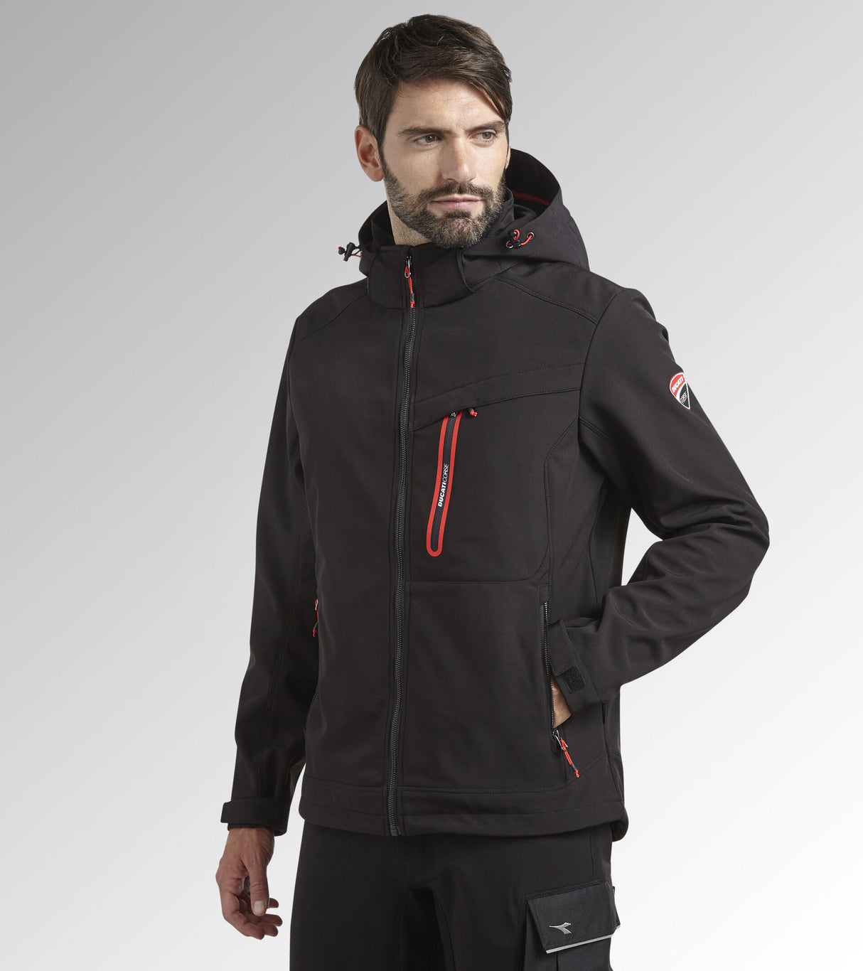 Diadora Utility JACKET SOFTSHELL DUCATI - Giacca softshell - Diadora Utility x Ducati Corse