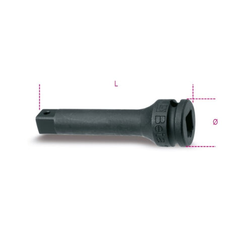 Beta Prolunga con attacchi quadri maschio e femmina 3/8" fosfatata