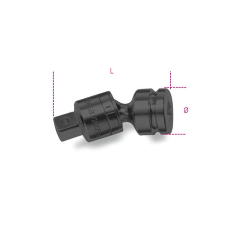 Beta Snodo con attacchi quadri maschio e femmina 3/8" fosfatato