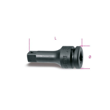 Beta Prolunga con attacchi quadri maschio e femmina 1/2" fosfatato